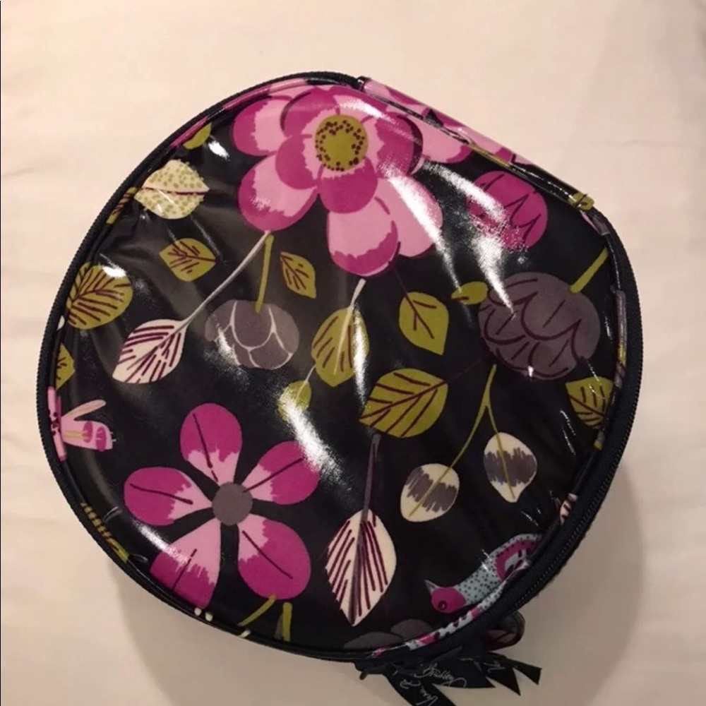Vera Bradley Toiletry Bag Purple and Black